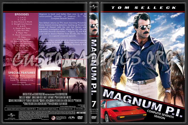 Magnum P.I. Seasons 1-8 dvd cover