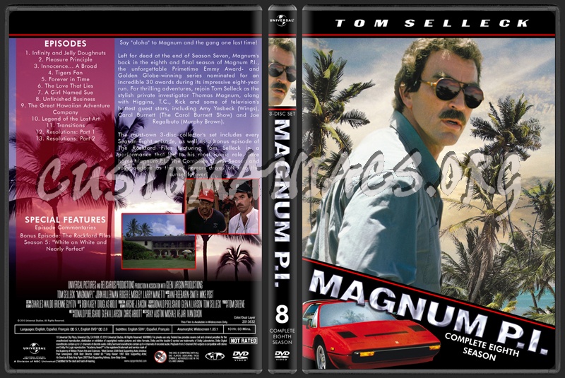 Magnum P.I. Seasons 1-8 dvd cover