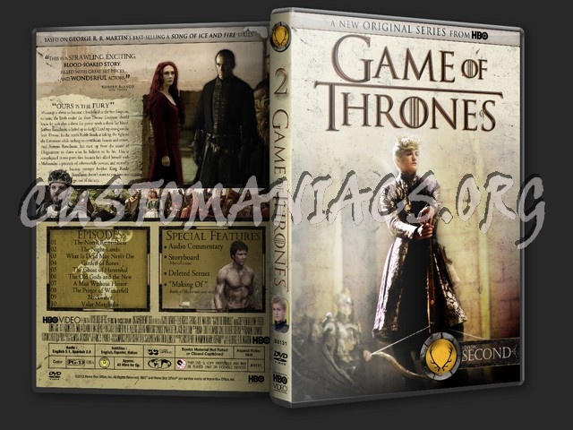 Game of Thrones Season 2 dvd cover