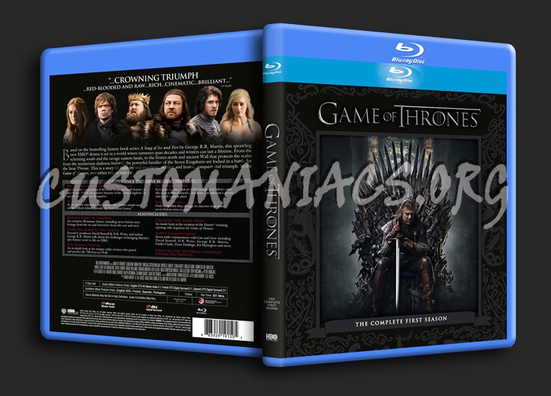 Game of Thrones Season 1 blu-ray cover