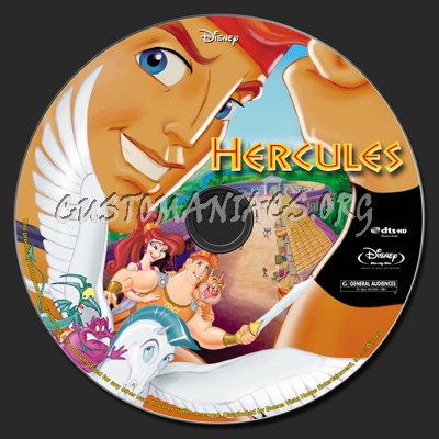 Hercules blu-ray label