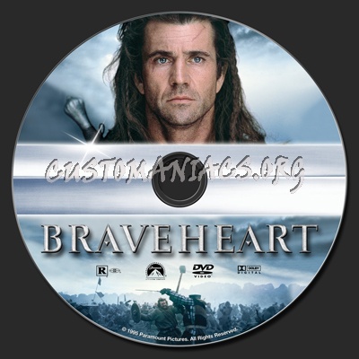 Braveheart dvd label