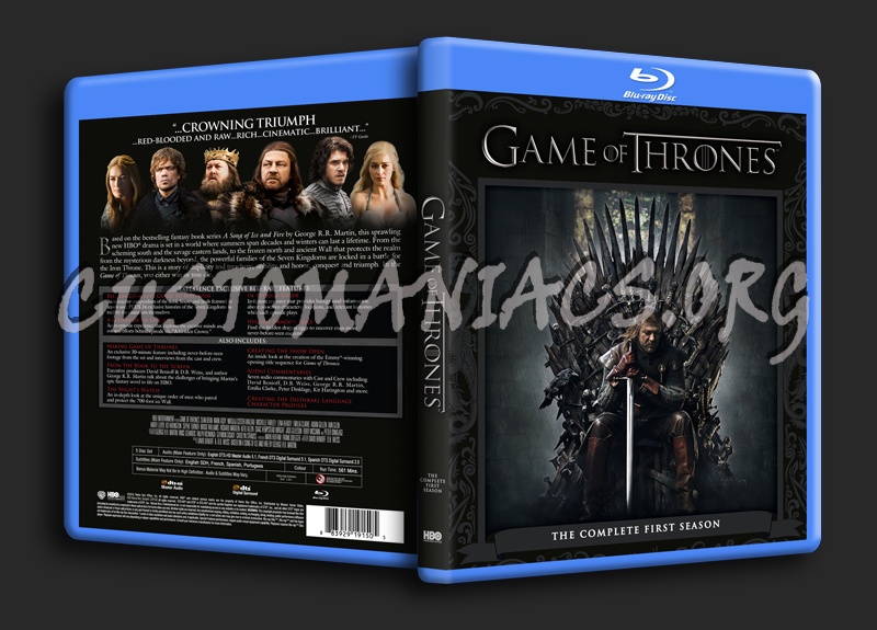 Game of Thrones Season 1 blu-ray cover