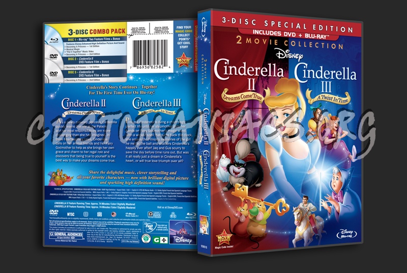 Cinderella 2 Cinderella 3 dvd cover