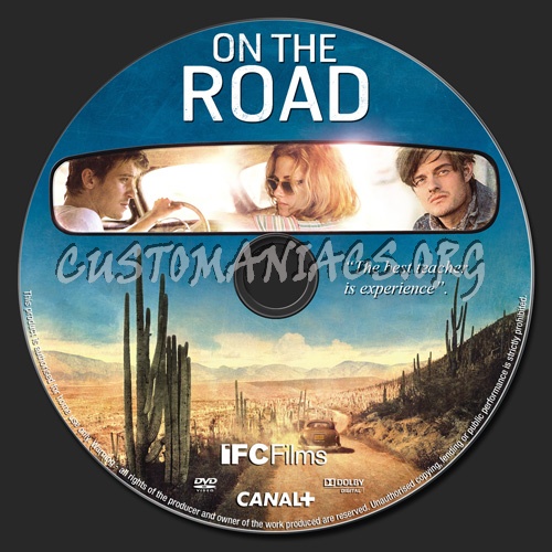 On The Road dvd label