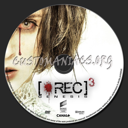 Rec 3 dvd label