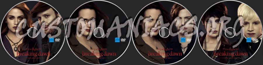 Twilight Saga: Breaking Dawn - Part 2 dvd label