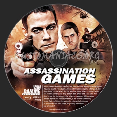 Assassination Games - Van Damme Collection blu-ray label