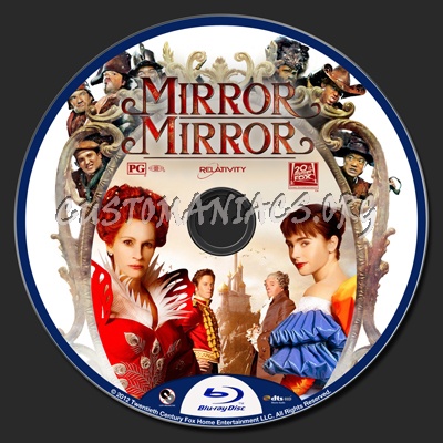 Mirror Mirror blu-ray label