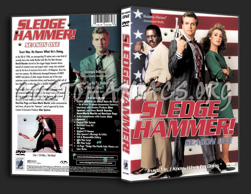 Sledge Hammer Season 1 dvd cover