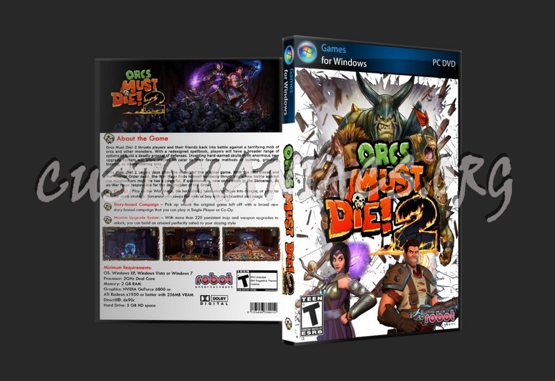 Orcs Must Die! 2 dvd cover