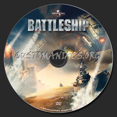 Battleship dvd label