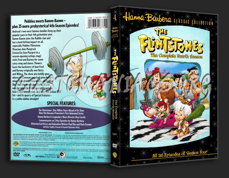 The Flintstones Season 4 dvd cover