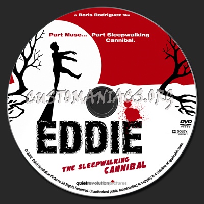 Eddie: The Sleepwalking Cannibal dvd label