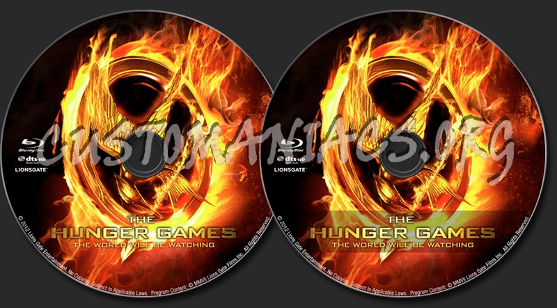 The Hunger Games blu-ray label