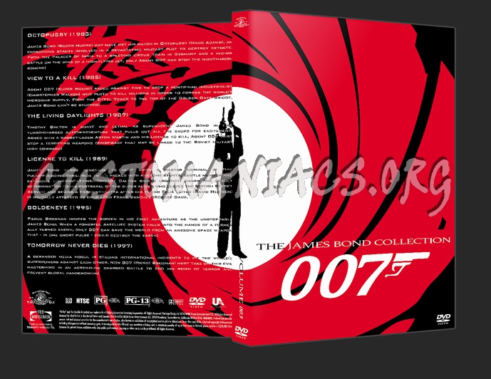 007 James Bond Collection (Spanning Spine) dvd cover