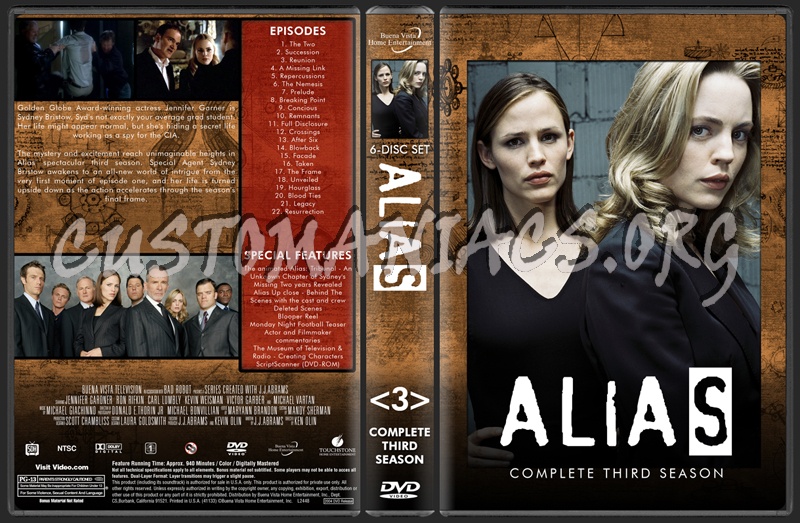 Alias Complete Series dvd cover