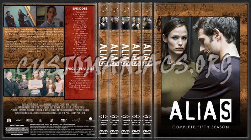 Alias Complete Series dvd cover