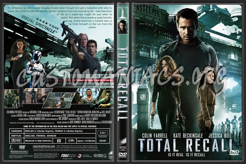 Total Recall dvd cover