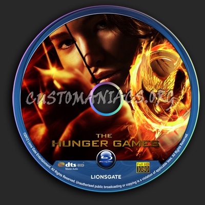 The Hunger Games blu-ray label