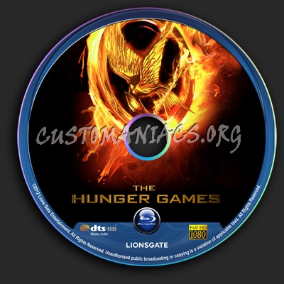 The Hunger Games blu-ray label