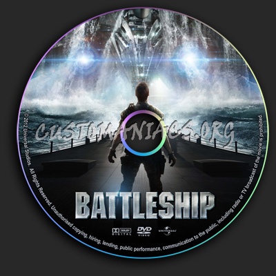 Battleship dvd label
