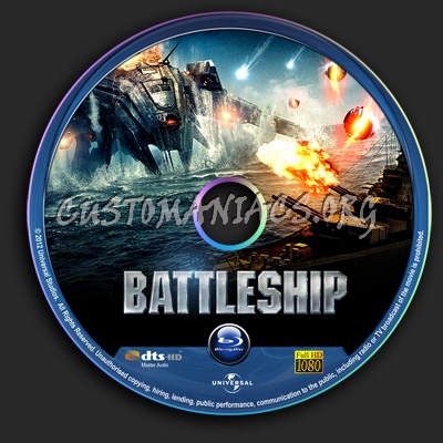 Battleship blu-ray label