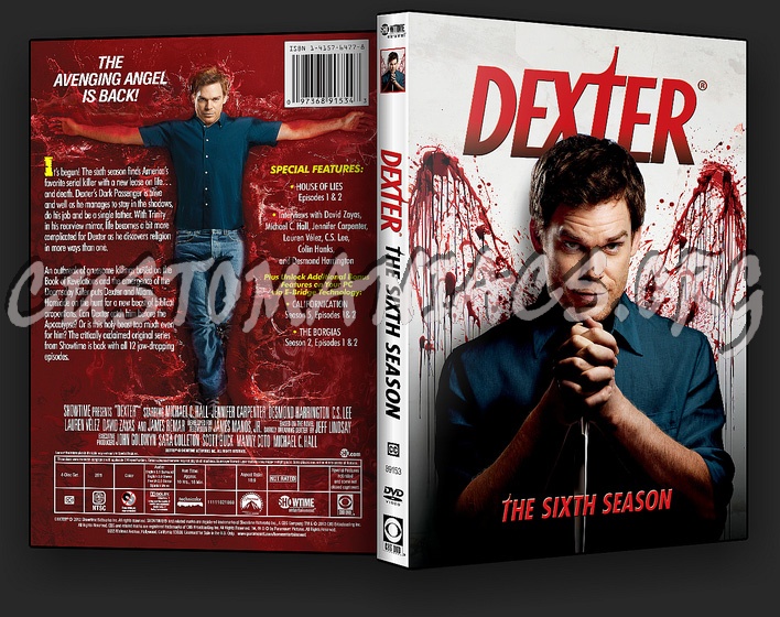 Dexter - Season 6 dvd cover