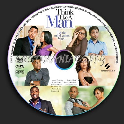 Think Like A Man dvd label