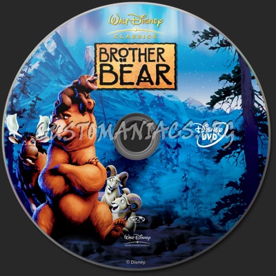 Brother Bear dvd label