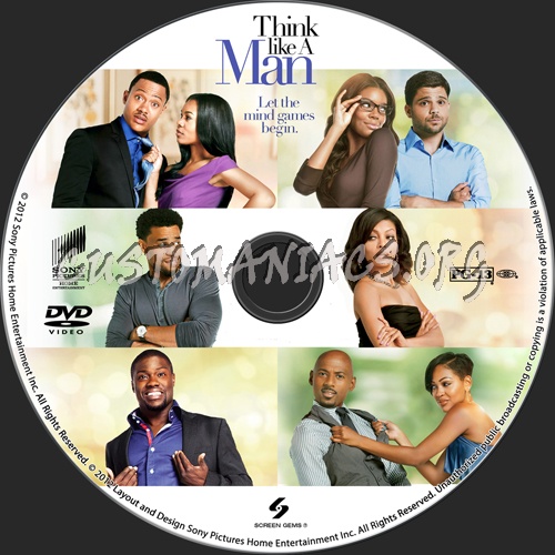 Think Like A Man dvd label