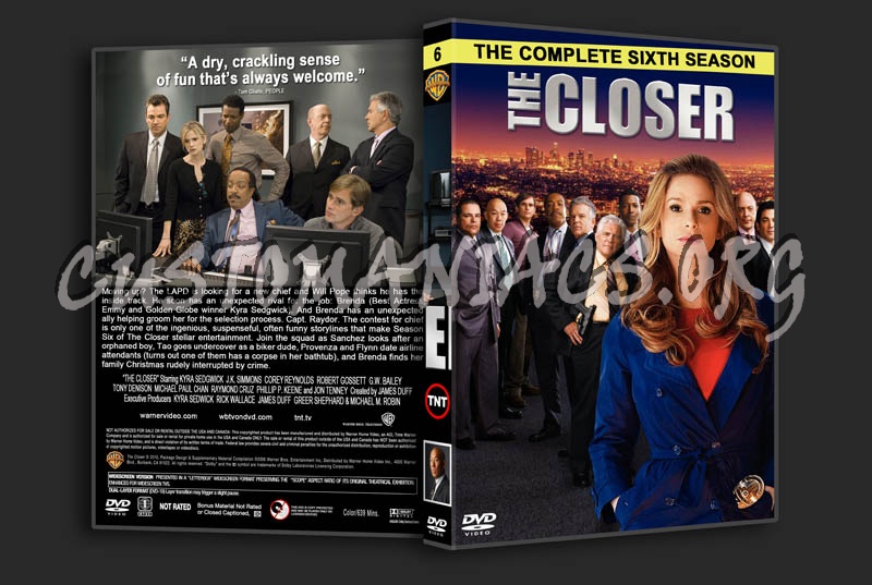 The Closer: Seasons 1-7 dvd cover