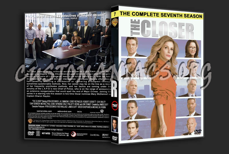 The Closer: Seasons 1-7 dvd cover