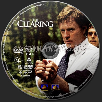 The Clearing dvd label