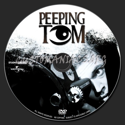 Peeping Tom (1960) dvd label