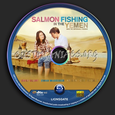 Salmon Fishing in the Yemen blu-ray label