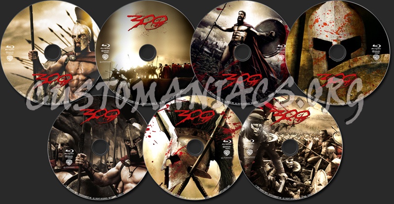 300 blu-ray label