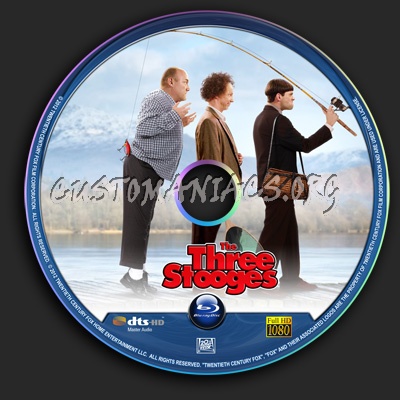 The Three Stooges blu-ray label