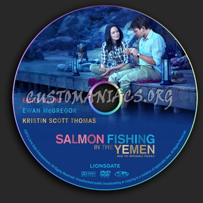 Salmon Fishing in the Yemen dvd label