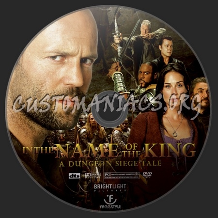 In The Name Of The King dvd label