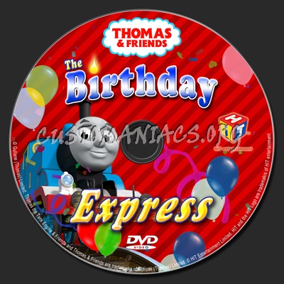 Thomas & Friends - The Birthday Express dvd label