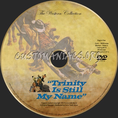 Trinity is Still my Name dvd label