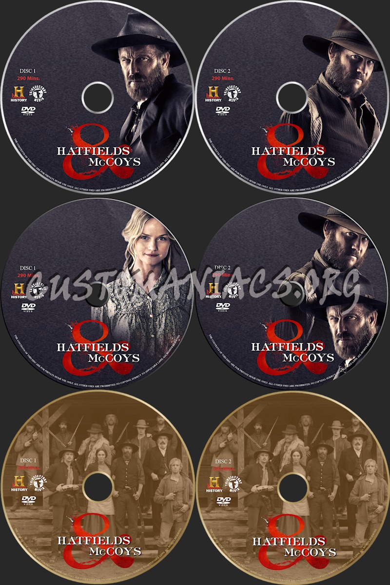 Hatfields & McCoys dvd label