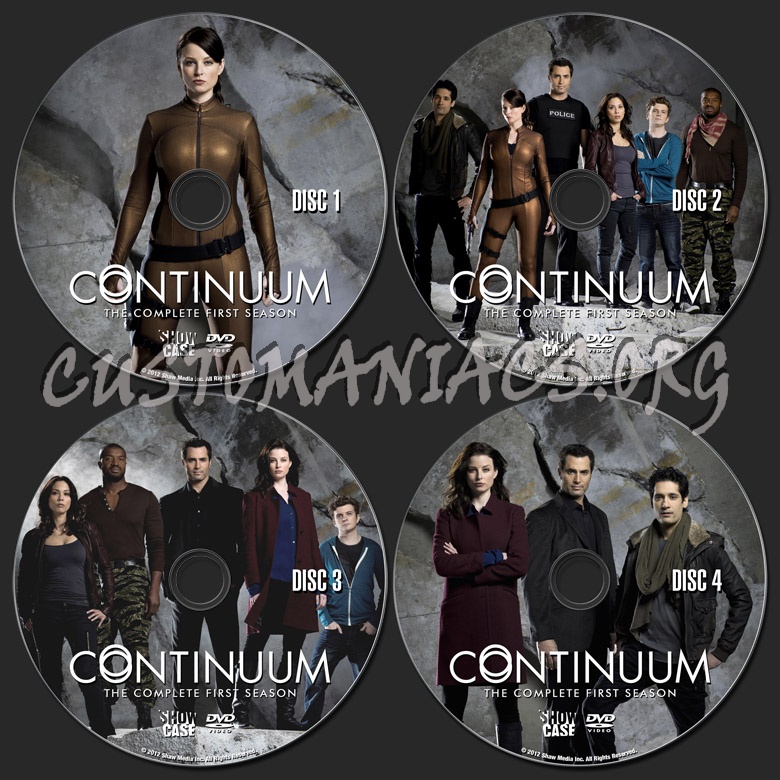 Continuum Season 1 dvd label