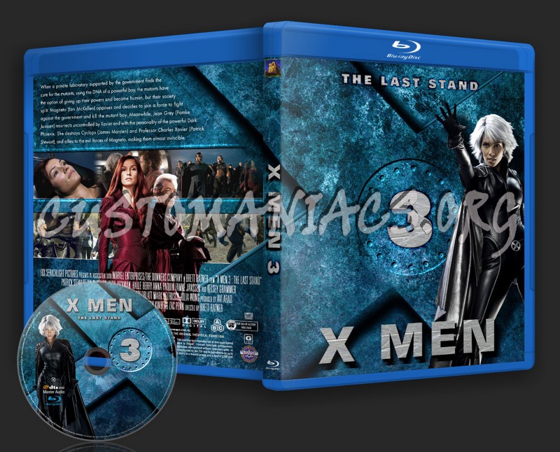 X-Men 3 : The Last Stand blu-ray cover