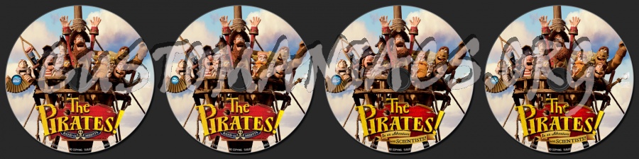 The Pirates : Band Of Misfits (aka In An Adventure With Scientists) blu-ray label