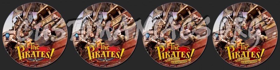 The Pirates : Band Of Misfits (aka In An Adventure With Scientists) blu-ray label