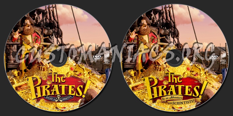 The Pirates : Band Of Misfits (aka In An Adventure With Scientists) dvd label