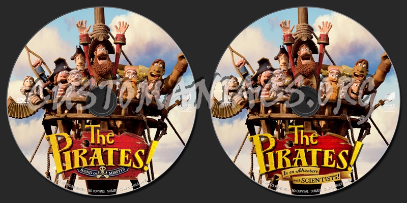 The Pirates : Band Of Misfits (aka In An Adventure With Scientists) dvd label