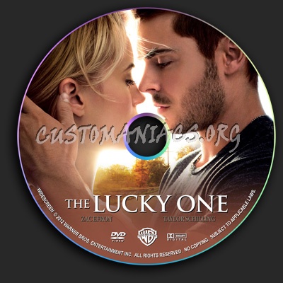 The Lucky One dvd label